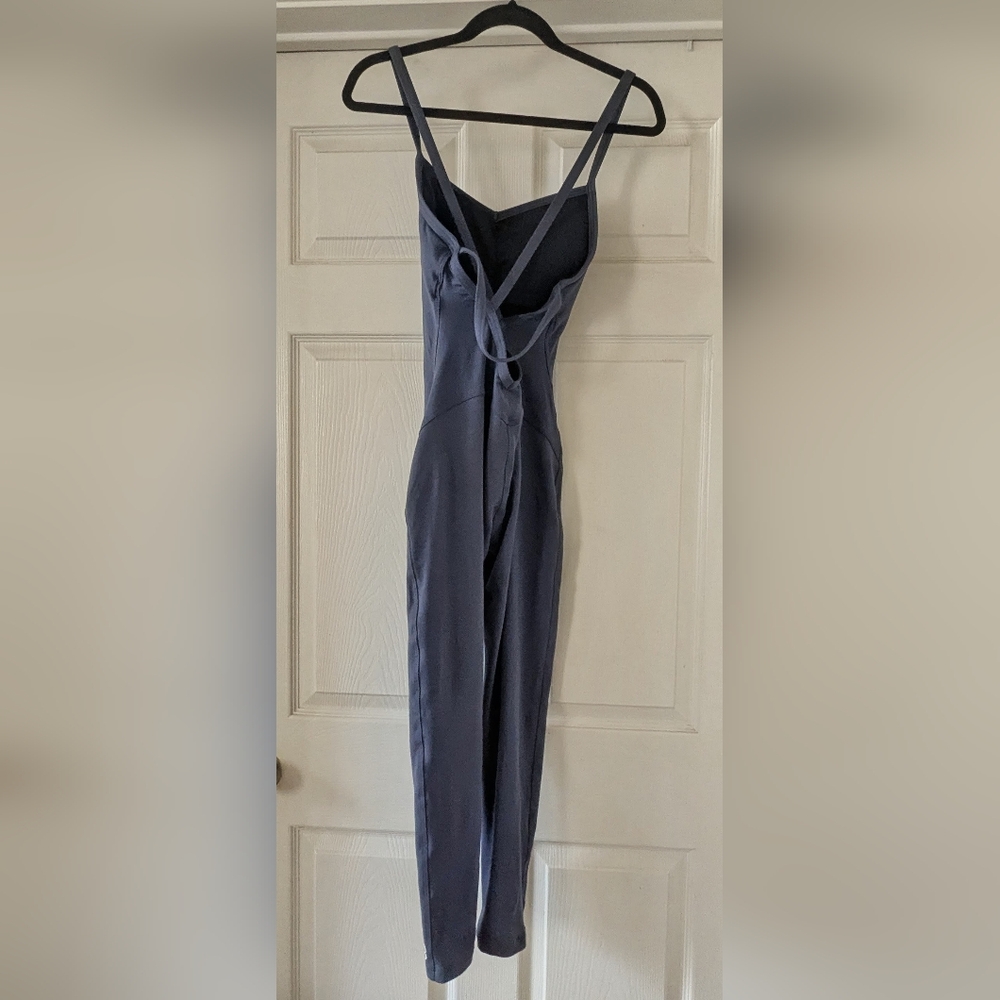 Bombshell Women’s Charcoal Strappy Jumpsuit Size Medium,Euc - Picture 8 of 12